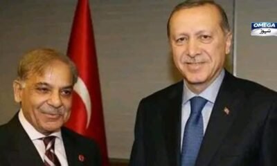 وزیراعظم شہباز شریف اور ترک صدر رجب طیب اردوان ٹیلیفونک رابطے کے دوران عید کی مبارکباد کا تبادلہ کر رہے ہیں