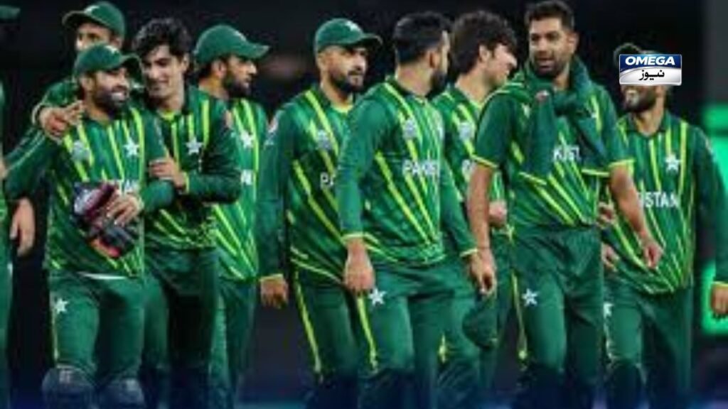 پاکستانی کرکٹرز آسٹریلیا کے خلاف ون ڈے سیریز سے قبل ٹریننگ سیشن میں پریکٹس کرتے ہوئے۔