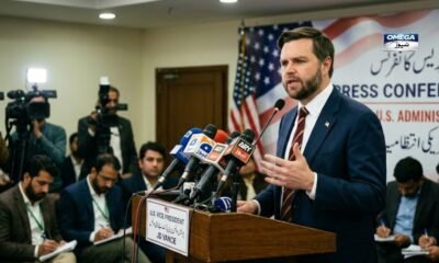 امریکی نائب صدر جے ڈی وینس ایران معاہدے سے متعلق بیان دیتے ہوئے