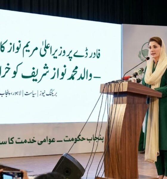 وزیراعلیٰ پنجاب مریم نواز شریف فادر ڈے کے موقع پر والد محمد نواز شریف کو خراج عقیدت پیش کر رہی ہیں